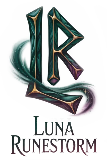 Luna Runestorm's LR author logo